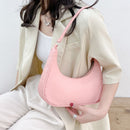 Casual Women Small Purse Handbag Fashion Solid Color Shoulder Underarm Hobos Bag