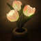 #A LED Flower Night Light Simulation Tulip Flowerpot Potted Plant Home Room Deco