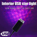 USB Car Interior Roof Atmosphere Starry Sky Lamp Star Projector Light LED Z3H2