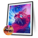 Partial Drill 5D DIY Special Shaped Drill Diamond Painting Lovely Cat Kit