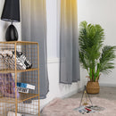1x2.7m Gradient Tulle Curtain for Living Room Sheer Drapes Hotel Home Decorat