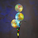 2Pcs LED Garden Solar Light Dandelion Flower Waterproof Outdoor Yard Stake Light