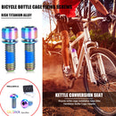 RISK 2pcs Bicycle Water Bottle Bolts Mountain Bike Air Pump Holder Fixed Scre