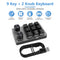 Macro Gaming Keyboard Knob 9 Key 2 Knob Programming One-handed Mechanical Keypad