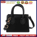 Fashion Solid Color Women Shoulder Handbag PU Leather Small Totes Crossbody Bags