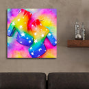 Wood Sticks Photo Canvas Oil Painting Artworks Display Frame (24x24cm)