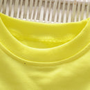 Boys Baby Cute O-Neck Sweatshirt Cute Animal Casual Tops (Yellow 12-18M)