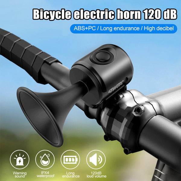 120dB Bicycle Handlebar Bell Waterproof Bike Horn For Electric Scooter/Road/MTB