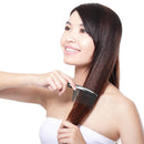 Large Wide Tooth Comb Handle Detangling Reduce Hair Loss Brush Tool (Black)