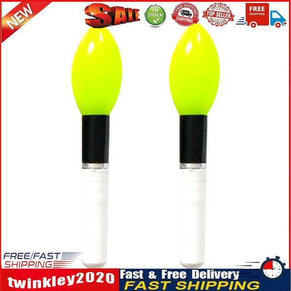 2x LED Light Stick Luminous Night Float Bobber Sea Fishing Tackle (Green) Newly