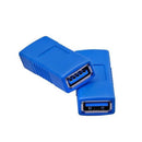 Changer AM/AM USB 3.0 Adapter Coupler Gender Type A Female To Female Connector