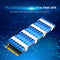 M.2 SSD Heatsink Cooler Thermal Pads for NGFF PCIE NVME Radiator (Blue) Newly