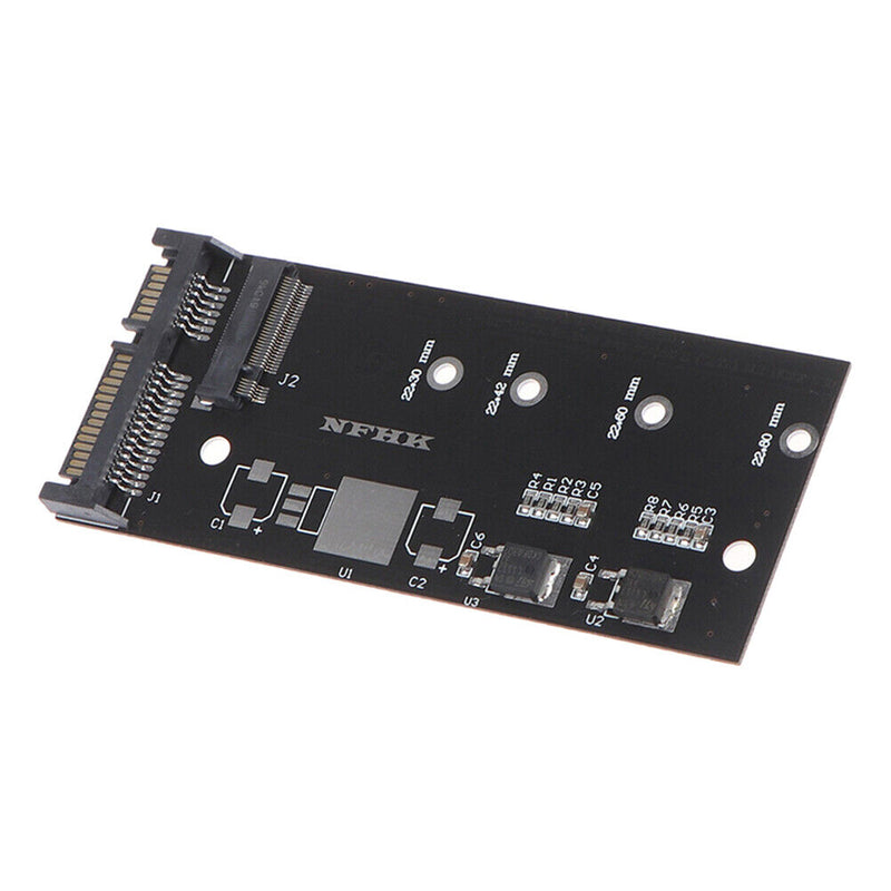 NGFF206 M.2 NGFF SATA SSD to SATA 7+15Pin Adapter Desktop Computer Card (A)