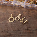 M5/M6/M8/M10 Copper Terminals Ring Lugs Wire Crimp Connector Kit (300pcs) Newly