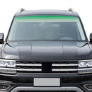 D-1003 Top Front Windshield Foil Heat Insulation Film Sun Shade (Green) Newly