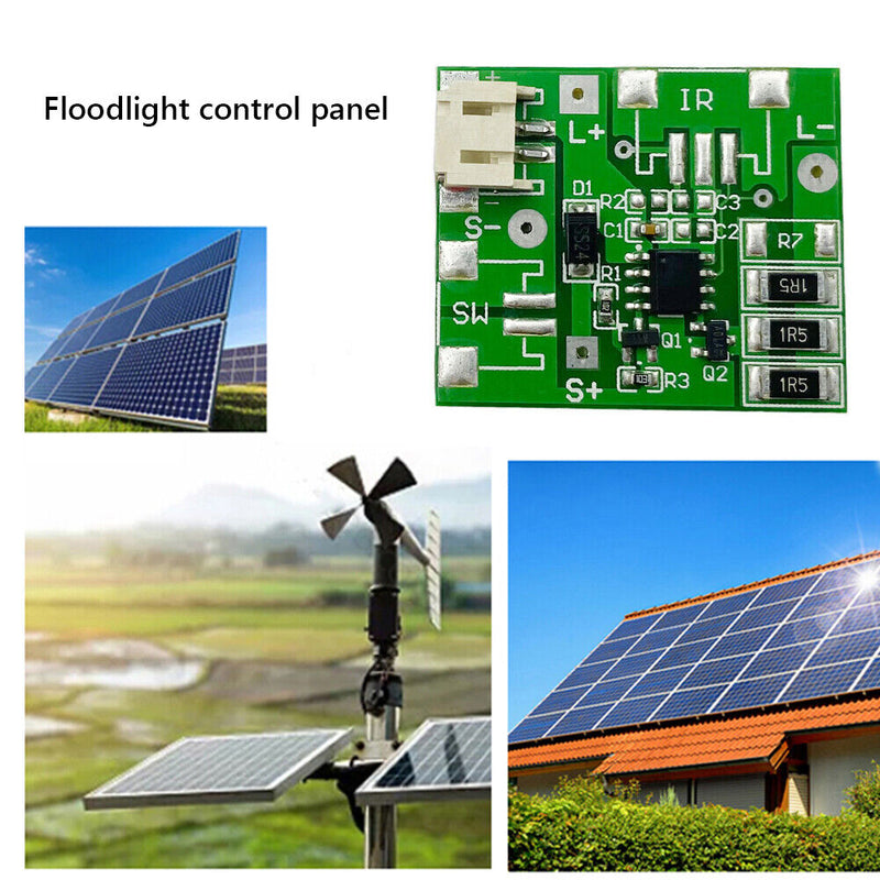 Smart 3.7V Solar Lamp Circuit Board Automatic Street Night Light Control Panel