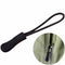 1pcs Schwarz Reißverschlußanhänger Puller Kabel Reißverschlusszipper, I3O4 M1G7