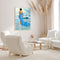 Oil Paint By Numbers Elegant Women Back Frameless Picture Craft Kit for Home