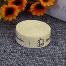 5 Yards/Lot Handmade Print Cotton Ribbons DIY Sewing Clothes Label Tags (C)