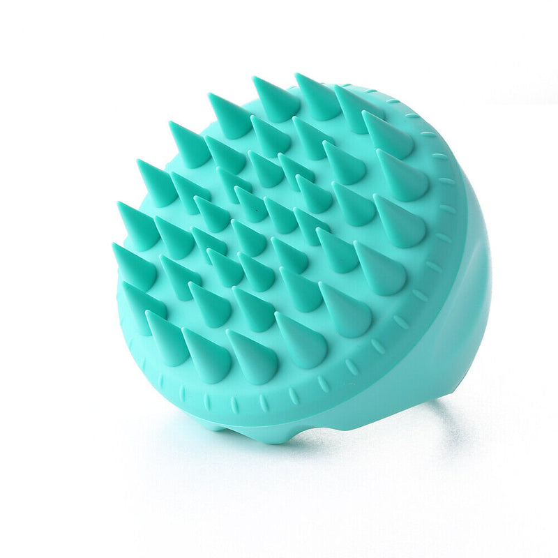 Silicone Hair Washing Comb Scalp Head Massager Hair Cleaning Tool (Green) Newly