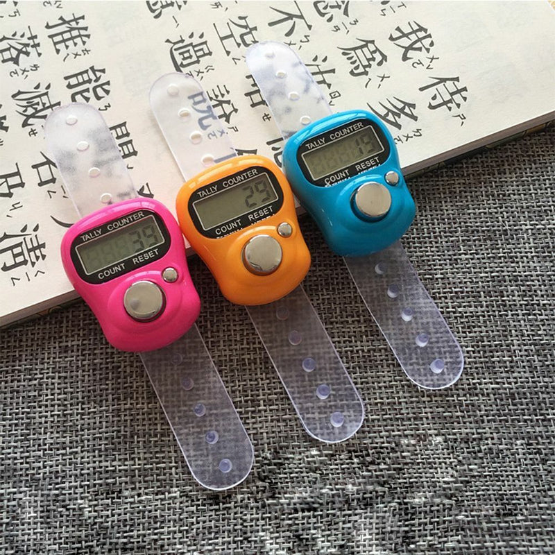 Weave Mini Random LCD Finger Counter Stitch Marker Digital Tally Counter