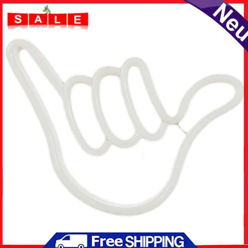 Finger LED Neon Lights Party Walls Hanging Neon Sign Night Lamp Home Decoration