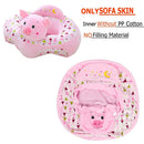 Floral Print Baby Sofa Cover Seat Support Learning To Sit Chair Case (F) Newly