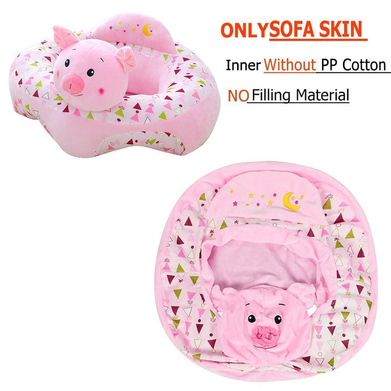 Floral Print Baby Sofa Cover Seat Support Learning To Sit Chair Case (F) Newly