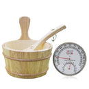 Thermometer Hygrometer Metal Case Sauna Room Temperature and Humidity Meter