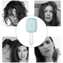 Wide Teeth Air Cushion Comb Wet Dry Hair Detangling Salon Scalp Massage Bru