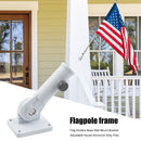 Adjustable Aluminum Alloy Wall Mounting Flag Holder Bracket Angle Flag Base