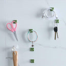 10x Invisible Plants Climbing Wall Sticky Hooks/Vines Clips Fixing Fixture G4T9