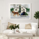 Diamond Painting 5D DIY Pine Tree Cart Full Round Drill Rhinestone Mosaic Crafts