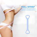 Gym 8 Word Chest Expander Rope Workout Training Resistance Band (Blue 36cm)
