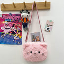 Fashion Women Cartoon Cat Wallet Messenger Bag Ladies Mini Wallet Shoulder Bags