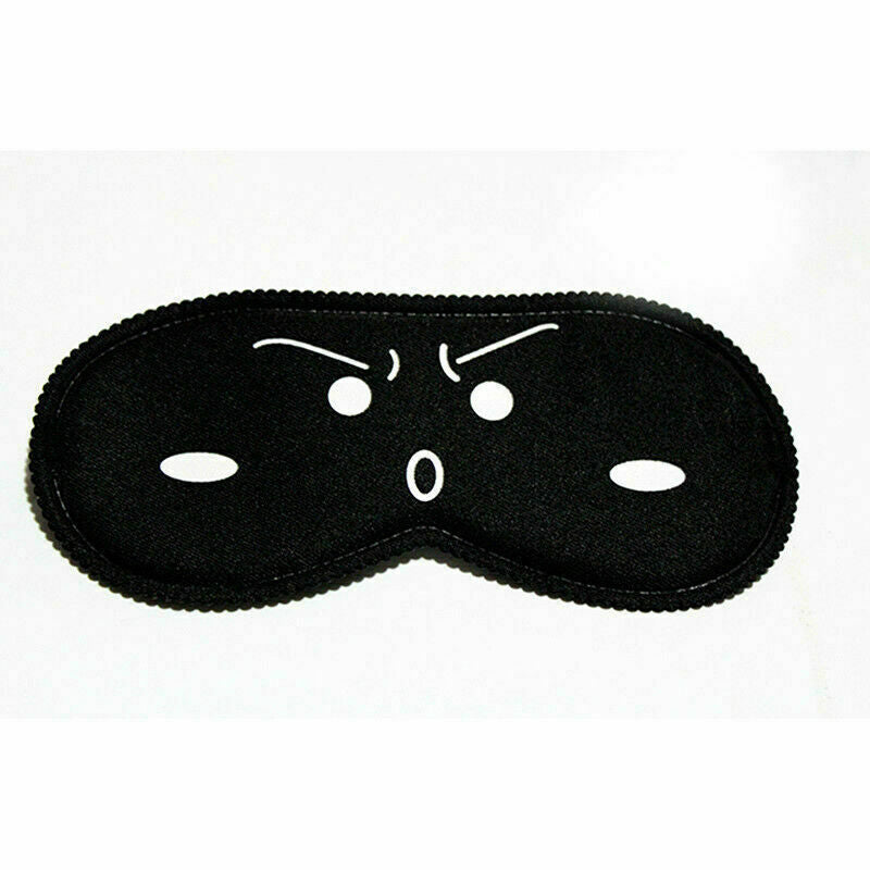 Cute Sleeping Eye Facepack Blindfold Sleep Travel Shade CoverLight Blinde B4W7