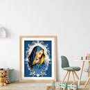 5D DIY Full Round Drill Diamond Paint Goddess Mosaic Rhinestone Drawing Picture