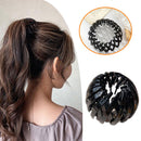 Lazy Ponytail Hairpin Fashion Hairstyle Bird Nest Hair Clip (Black) Newly