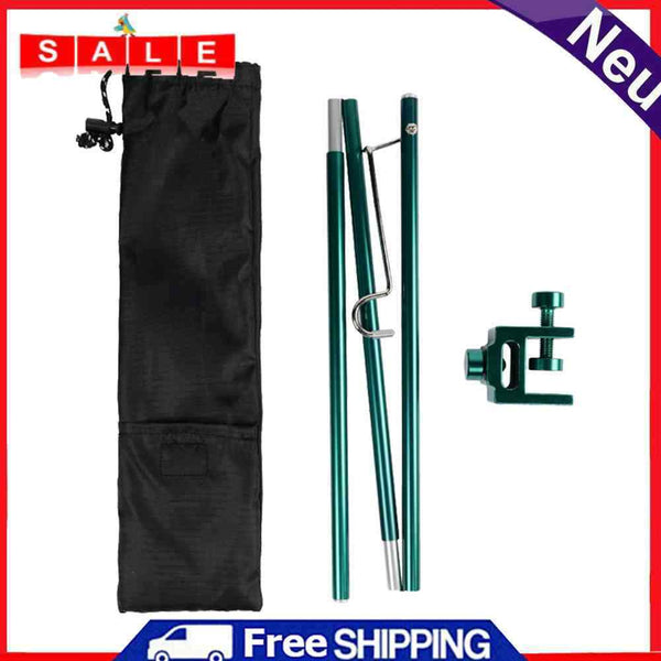 Detachable Folding Lamp Pole Outdoor Lantern Stand Tripod Camping Bracket Holder