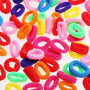 100pcs Cute Elastic Rope Baby Girl Hair Ties Ponytail HoldersHairbands Sale O4U6