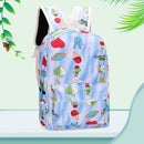 3pcs/Set Cute Women Men Food Print Canvas Backpack Shoulder Bags Clutch (K)