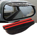 Black Front Car Accessories Rear View Side Mirror Visor Rain Sun Protector H7F7