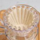 50pcs Pour Over Wave Coffee Drip Filter Paper for Coffee Maker (1-2 Cup)