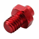 10pcs Bicycle Pedal Bolts Mountain Bike M4 Stud Pin Non-Slip Screw (Red) Newly