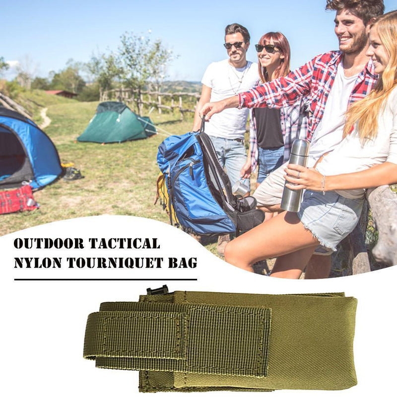 1pc Portable Tourniquet Scissors Flashlights Storage Bag Outdoor EDC Accessories