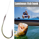 30pcs/Lot High Carbon Steel Luminous Fishing Fishing Barbed Hook Fishing Tackles