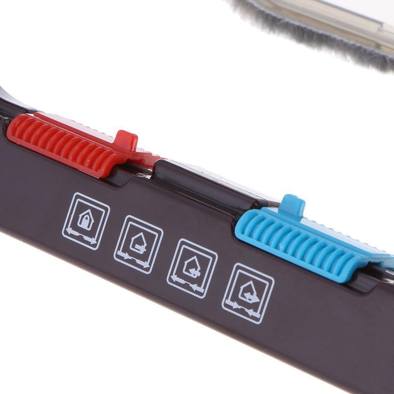 4 Way Lockable Dogs Cat Security Flap Door Kitten Puppy Pets Gate (Brown M)