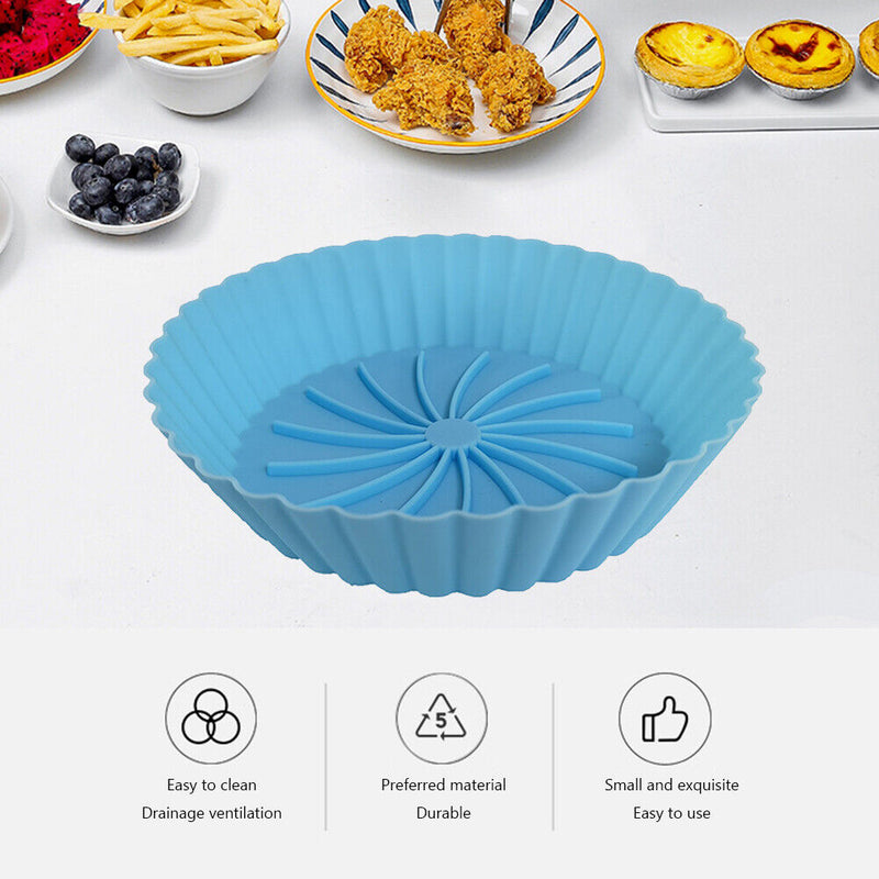 Food Grade Silicone Air Fryer Liner Steamer Baking Inner Liner Cooking Oil Ma