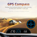 Car HUD Display On-Board Computer Fuel Mileage Alarms Electronic Accessories