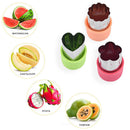 3pcs Fruit Vegetables Cutter Kitchen Gadgets Star Heart Rabbit Shape Cutting